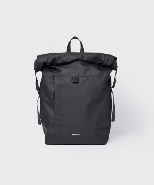 Black backpack.