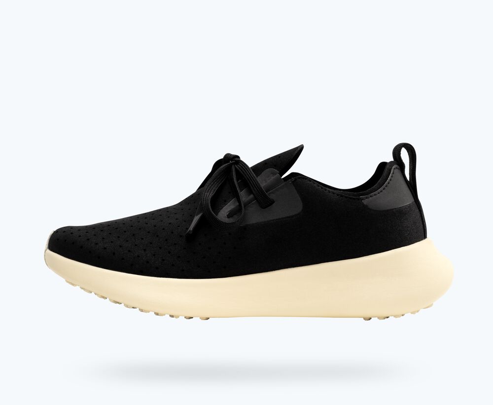 Men black sneakers.