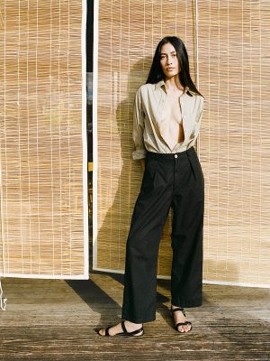 Poplin Field Pant, Organic Poplin, Black
