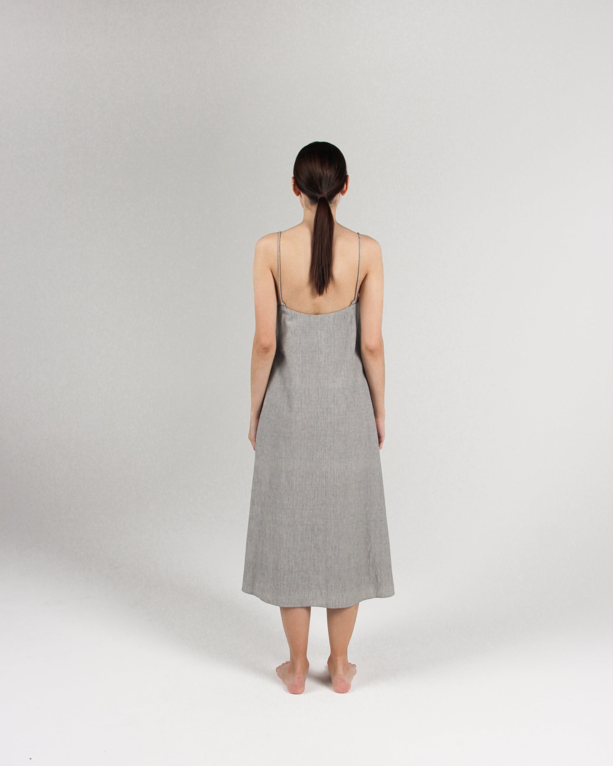 The Cala Slip Dress in Stripe_2