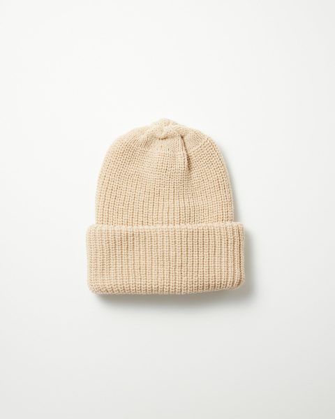 5075 chunky beanie in raw beige 1