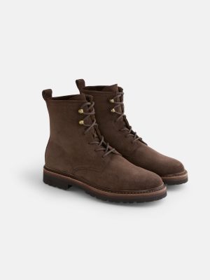 alex mill x fracap arlen boots in suede 1