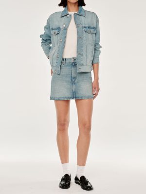 alma denim skirt mini daydream 1
