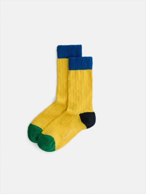 cotton colorblock socks 1
