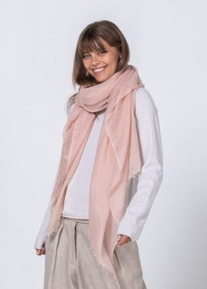feather cashmere scarf 1