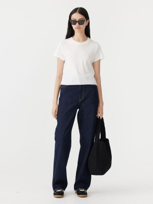 high rise straight leg jean 1