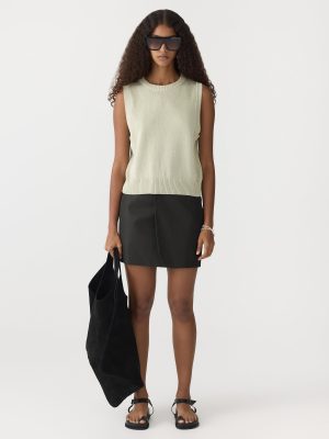high twist cotton knit tank 1