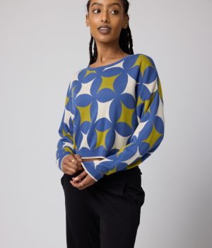 ingrid sweater cobalt stars 1