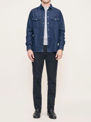 ivan slim trouser black onyx 1