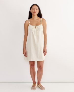 light dress in butter white 1