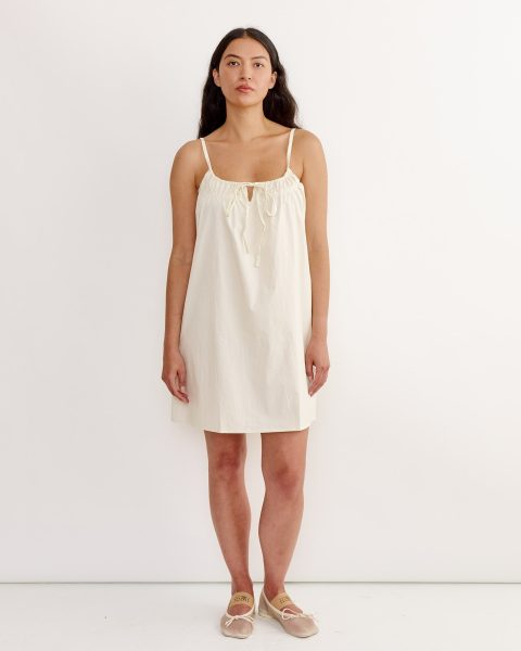 light dress in butter white 1