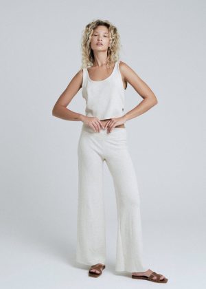linen waffle origami pants 1