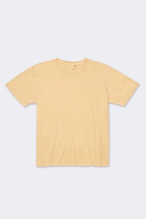 natural dye pomegranate chestnut mens organic crew tee 1