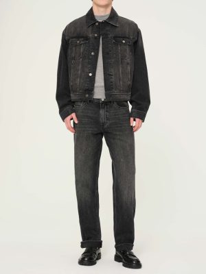 noah straight jeans nightshade cuffed washed black 1