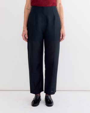 organza structure pant in black 1