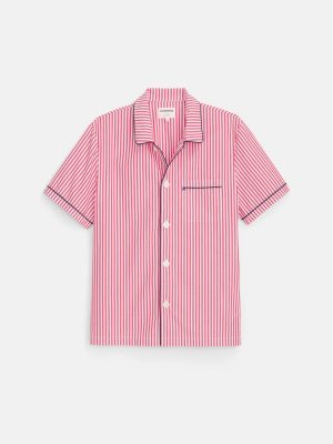 pjimmies short sleeve sleep shirt in stripe 1