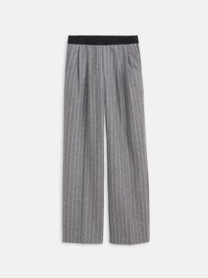 primrose pleated trouser in wool 1
