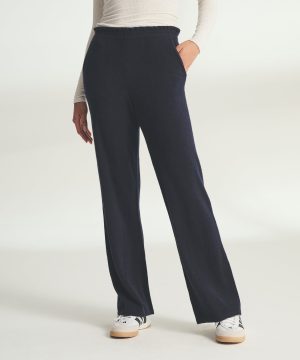 signature cashmere paperbag wide leg pants 1