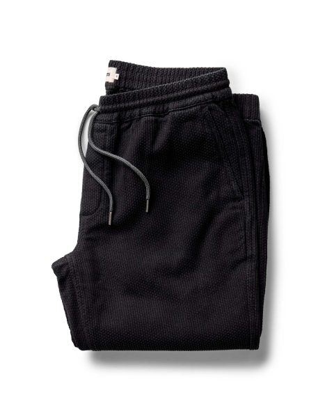 the apres pant in black indigo sashiko 1