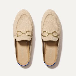 the double bit loafer mule bunny boucl 1