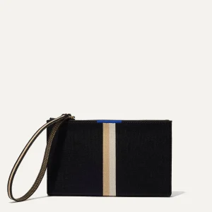 the wallet wristlet black portobello stripe 1
