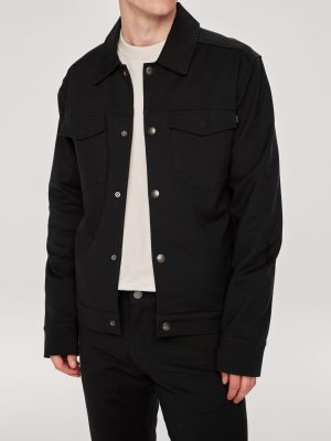 vaughn trucker jacket depths navy 1