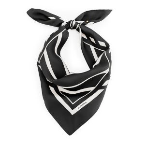 washable silk striped bandana 1
