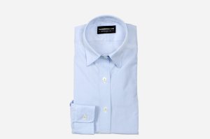 womens blue poplin 1
