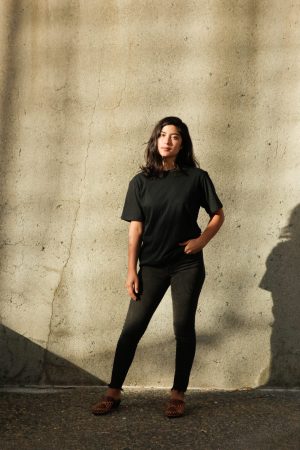 womens organic unisex style crew tee 1