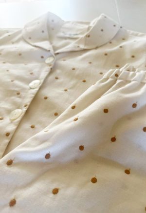 alice town pajamas in embroidered dot 1
