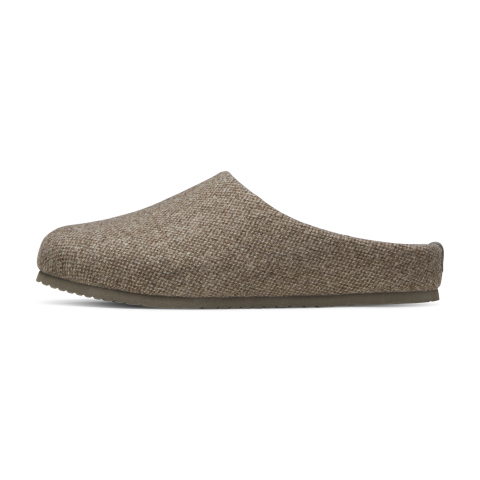 allbirds slipper weathered brown tweed 1