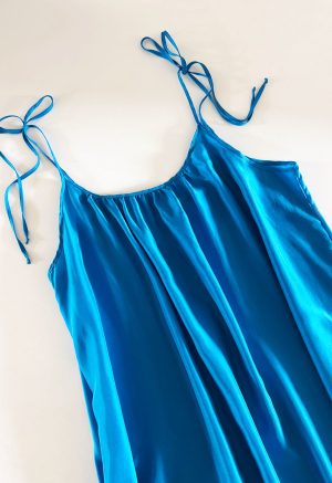 amelia slip dress in mistral blue 1