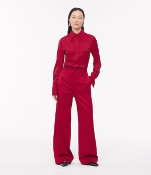 bias seamed shirt ruby 1
