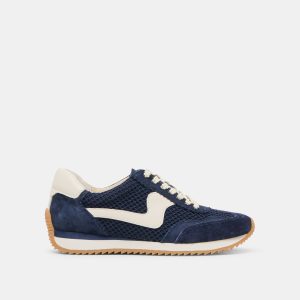 bntcd mesh sneakers navy woven mesh 1