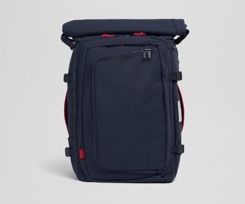 carry on boot bag 55l in navy blue 1