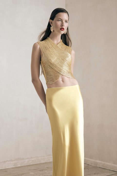 chantel skirt light gold 1
