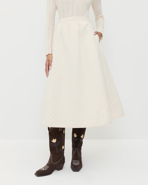clara quilted skirt 1