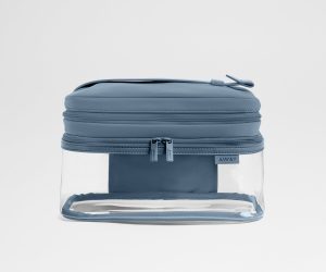 clear cosmetic case in coast blue 1