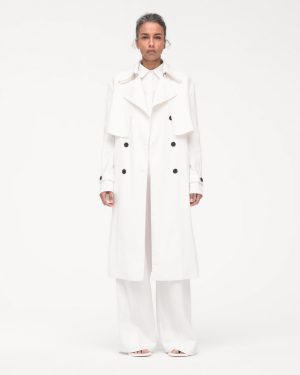 convertible trench off white 1