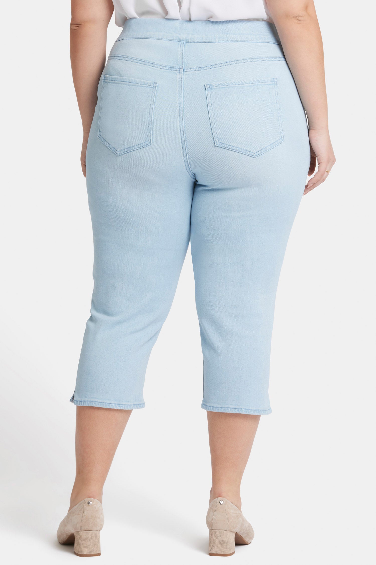 dakota crop pull on jeans in plus size oceanfront 2
