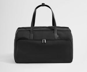 garment duffle in jet black 1