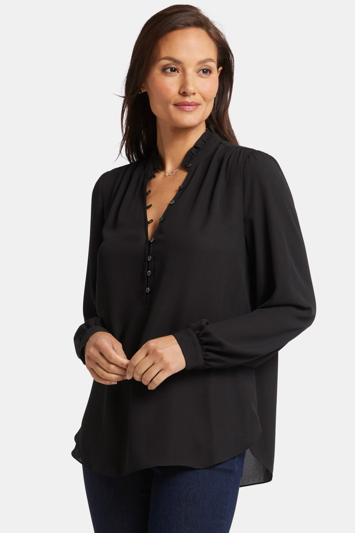 hannah blouse black 1