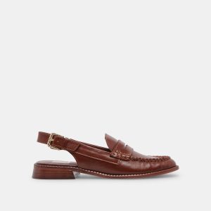 hardi loafers brown crinkle patent revita 1