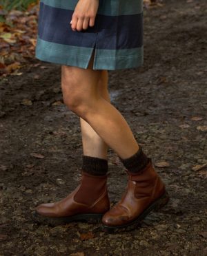 harrington leather boot in classic brown 1