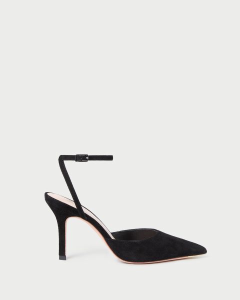 jaden black suede pump 1