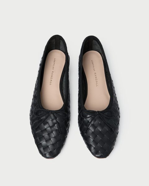 landry black woven ballet flat 1