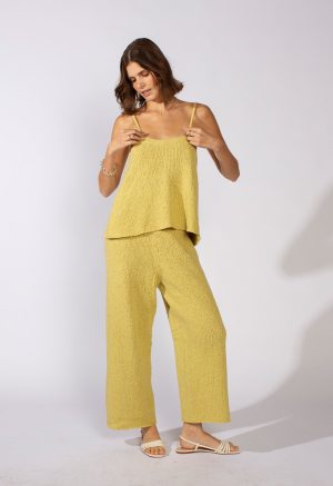 leigh lounge pant in cotton knit 1
