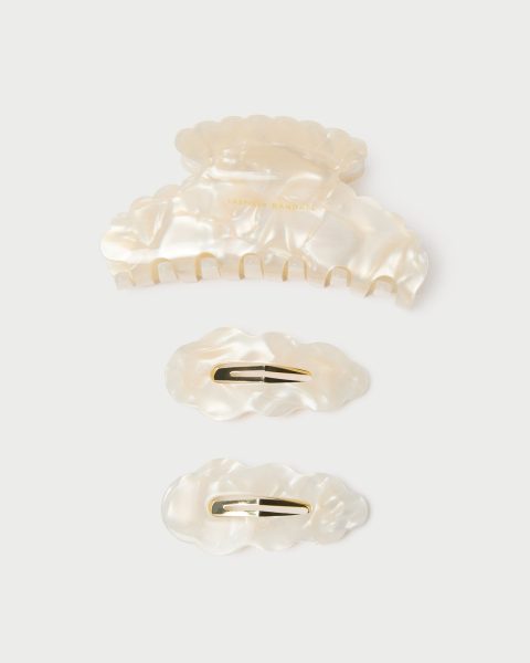 lila pearl hair clip set 1