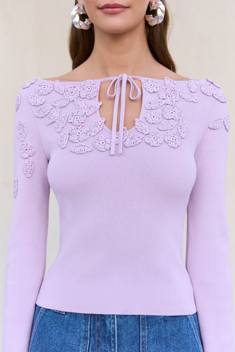 livie knit top sweet pea 1