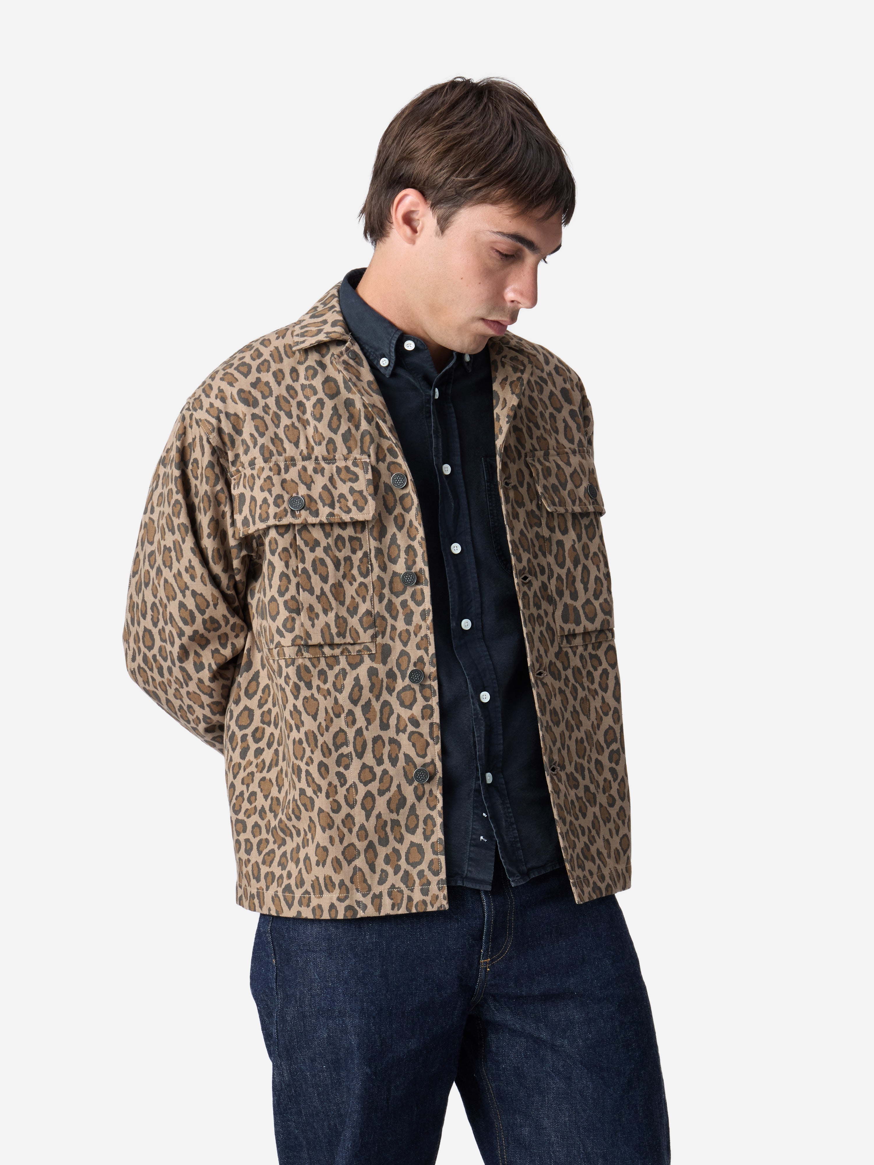 m 43 overshirt leopard hbt 1